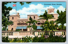 Vintage Postcard Government House Bermuda 1954 picture