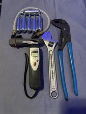 12” Channel Lock, 10” C-Wrench, Thermometer & A/C Drain Tool + 6-Cartridges CO2 picture