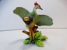 Lefton Exclusive Ceramic Woodpecker Figurine Statue Bird picture