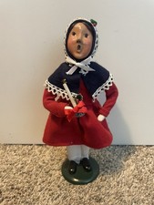 Vtg Byers' Choice Ltd. The Carolers 1994 Girl with Candle Christmas Figurine  picture
