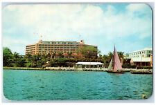 Bermuda Postcard The Bermudiana Hotel Overlooking Hamilton Harbour 1962 picture