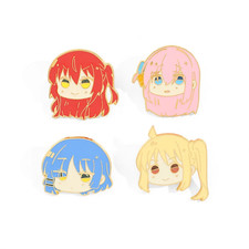 4PCS Bocchi the Rock Badges Ryo Hitori Brooches Nijika Ikuyo Pins Kawaii Anime picture
