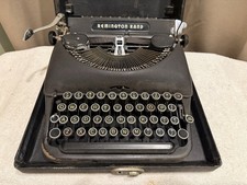 💙Rare Vintage WWII 1940s Remington Rand typewriter + Case-Works Great picture