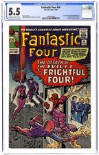Fantastic Four #36 CGC 5.5 1965 4760166010 1st app. Madame Medusa (Inhumans) picture