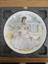 D'Arceau Limoges Scarlet en Crinoline 1865 Plate Ganeau 1976 DH611 MINT No Chips picture