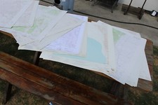 USGS LOT OF 10 CALIFORNIA QUADRANGLE TOPOGRAPHIC MAPS 7.5MIN 22X27  picture