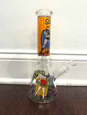 10.5” Premium Glass Water Hookah Scoob Batmen Robin Team Up 14mm picture