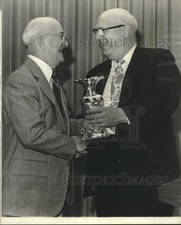 1976 Press Photo Francis C. Doyle receives The Times-Picayune Loving Cup picture