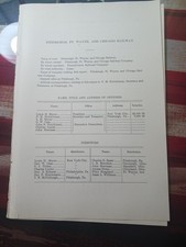 1882 Ohio Railroad Report PITTSBURGH FT WAYNE & CHICAGO RAILWAY LEASED BY P.R.R. picture