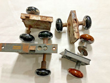 Lot 4 Antique Vintage  Lock Locks 1 Mortise 3 Outside Mounts Door Knobs No Keys picture