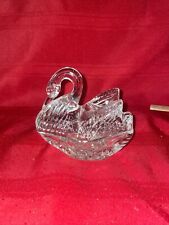 Vintage Crystal K Collection Swan Dish picture
