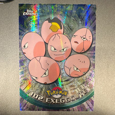 Topps Chrome Pokémon TV Animation Edition Exeggcute #102 Spectra-Chrome 1999 picture
