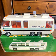 Hess Gas & Oil Training Van Toy Vehicle w/ Box, White/Green/Orange, 1981 picture