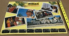 VTG NIKON TOUCH CAMERA Retail Photo STORE SIGN Countertop Display Advertisement picture
