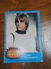 1977 Topps Star Wars Blue Series 1, Luke Skywalker #1 picture