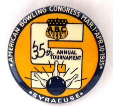 1935 ABC AMERICAN BOWLING CONGRESS Syracuse 1.75