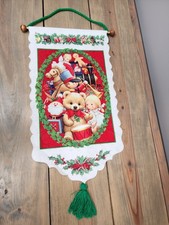 Rare Morehead Christmas Felt Wall Hanging Decoration Toys 29