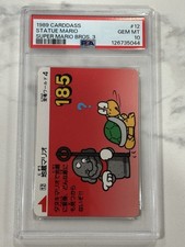 1989 Carddass Super Statue Mario Psa 10 #12 picture