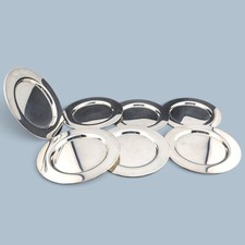 Vintage Wm A Rogers Silverplate Bread Plates Set of 7 Small 6