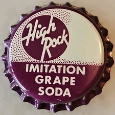 Vintage High Rock Imitation Grape Soda Cork Lined Bottle Cap Norfolk VA. picture
