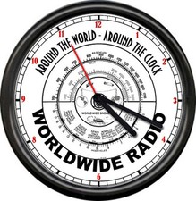 Retro Amateur Ham Radio Repair Retro Vintage Look Dial Face Sign  Wall Clock picture