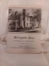 Vintage 1942 McLoughlin House National Historic Site Brochure/ Pamphlet picture
