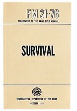 FM21-76 SURVIVAL US Army Field Manual 1970 Training Department of Army 288 pages picture