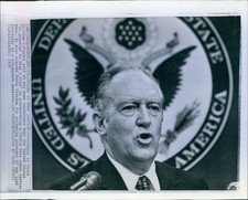 1970 Washington William Rogers Press Conference Wirephoto 8x10 picture