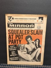 1969 National Mirror Newspaper,Tragic Deaths Sharon Tate & Friends, Page 13 (10W picture
