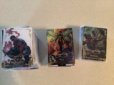 2018 Marvel Masterpieces Gold Foil Signature Series Tier 1,2 Complete most of 3 picture