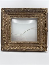 Antique/ Vintage Picture Frame 9.5x 8.5 Opening With Glass picture