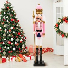 48 Inch 4 Ft Tall Life Size Christmas Nutcracker King Giant Wooden Nutcracker So picture