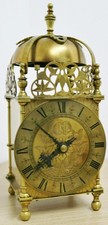 Fantastic Antique French 8 Day Top Bell Striking Table Lantern Mantel Clock picture