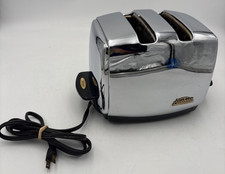 Sunbeam T-35 Toaster Radiant Control Chrome Auto Drop VTG MCM Tested & Working picture