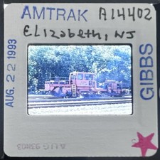 Vint. 1993 35mm Train/Railroad Slide A14402, Amtrak, Elizabeth, New Jersey picture