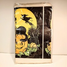 Vintage CA Reed Halloween Paper Table Cover 52