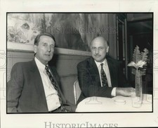 1991 Press Photo Dr. Charles Smith, Jack Peters at Medical Center in Louisiana picture
