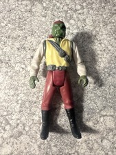 Vintage 1985 Kenner Star Wars Barada Skiff Guard Action Figure POTF Last 17 picture
