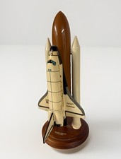 Vintage NASA Space Shuttle Challenger 1/200 Wood Model Toys & Models Corp picture