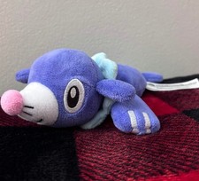 2019 Pokemon Center Kuttari Popplio Beanie Bean Bag Plush Awake Version Cute picture