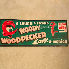 ￼ Woody woodpecker store display laff-a-Monica Walter Lantz cereal premium  picture