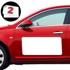 Set of 2 – 24” X 12” Car Door Magnets, Car Signs, Flexible Signs for Vehicles picture