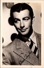Robert Taylor Vintage Real Photo Postcard RPPC Hollywood Actor Portrait picture