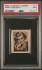 MARILYN MONROE 1950-51 Langa Ramserien ROOKIE #517 PSA 9 - POP 2, NONE HIGHER picture