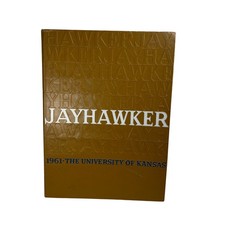1961 University of Kansas Jayhawker Yearbook Paul Newman John Hadl Bill Bridges picture
