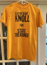 PA political campaign 1988 Election Shirt Catherine Baker Knoll Medium T Shirt picture