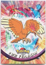 1999 Pokemon Topps Fearow #22 Black Logo Card NM picture