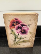 Sid Dickens Memory Block T-343 Love In Idleness PANSY FLOWERS 2017 picture