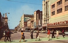 Youngstown, Ohio - Federal Street - Classic Cars - Vintage 1950s picture