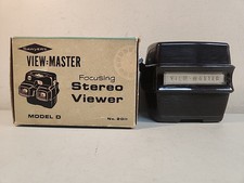 Vtg Sawyer's View-Master Stereo Focusing Viewer Model D Product No. 2011 w/ Box picture